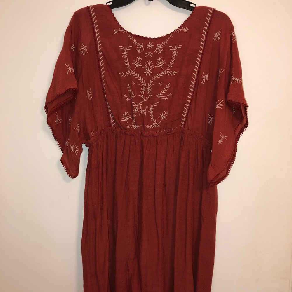 Burnt Orange Francesca’s Dress